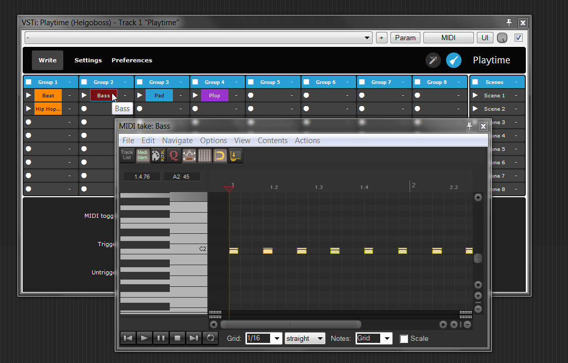 MIDI Editor