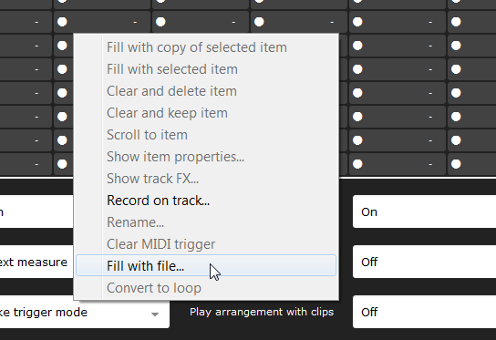 Slot - Fill with file