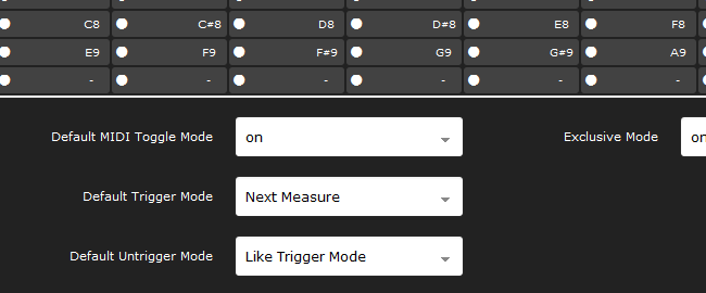 Sensitive default settings